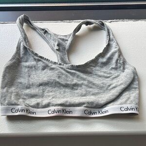 Calvin Klein Heather Gray Bralette